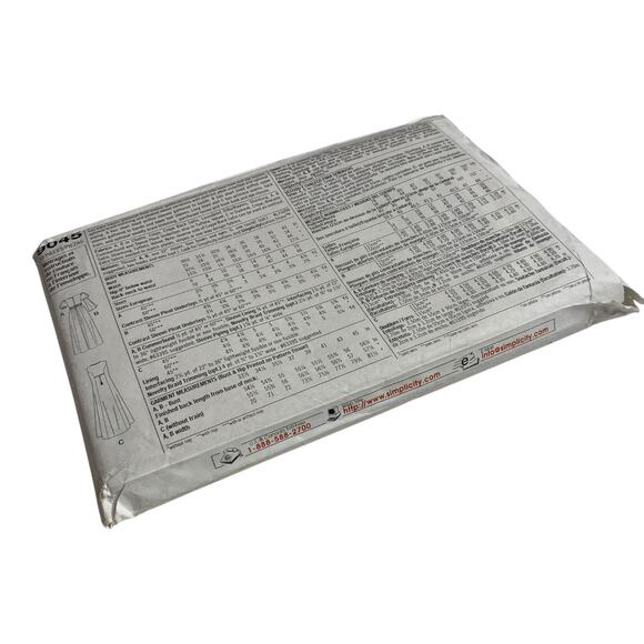 Simplicity Pattern 9045 6 8 10 12 Dress Jacket Costume Regency Bridgerton UNCUT - Picture 10 of 15